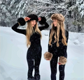 Fluffy Winter Set – Pälsmössa & Handledsvärmare